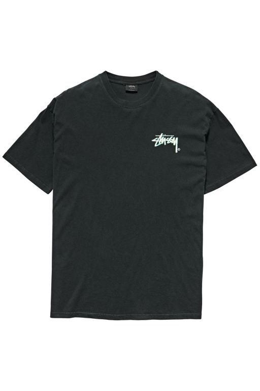 Stussy Mens Shadow Stock SS T Shirt Black - VKFQO1483